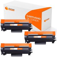 pccom essential brother tn2420tn2410 toner compatible negro pack 3