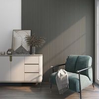 set de 8x paneles de pared vang acustico mdf 120x60x2cm 576 m - roble gris claro neuholz
