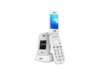 Móvil - SPC Harmony 2, Blanco, 48 MB, 1600 mAh, Doble Pantalla de 2,8