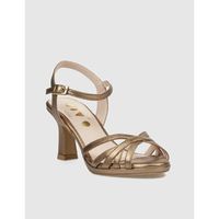 obvio sandalias sandalia tella bronce para mujer