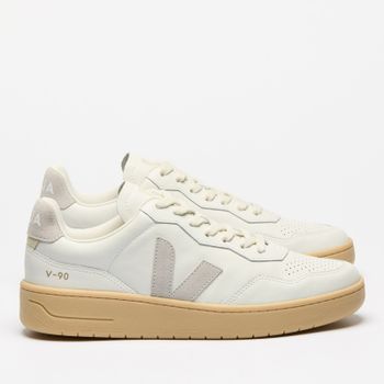 Veja Women's V-90 Bastille Leather Trainers - UK 3