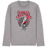 nightmare before christmas camiseta manga larga holiday chills para mujer