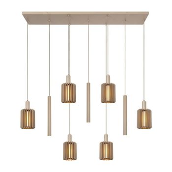 Lámpara colgante lambres (6 luces)