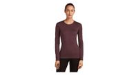camiseta interior mujer icebreaker merino 200 oasis marron