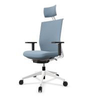 actiu stay atlantic sea silla de oficina con cabezal azulblanco