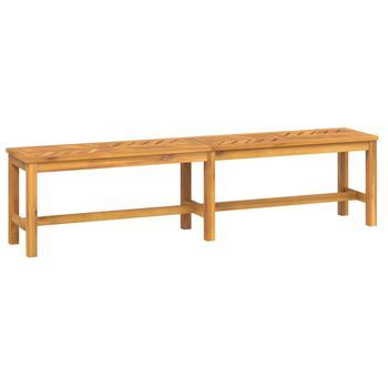 Banco De Jardín Madera Maciza De Acacia 180 Cm Vidaxl