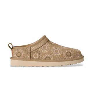 UGG para mujer. 1178192 Botines de Piel Classic Micro Sun Stitch marrón claro (38), Plano, Ninguno, Casual