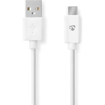 Cable USB-C Nedis 3 m USB-A a USB-C 2.0 15 W Negro