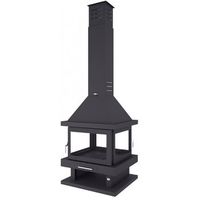 chimenea lena frontal 4 caras c-204 - fm calefaccion