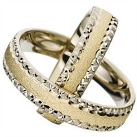 alianzas oro blanco y amarillo 5mm
