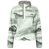 columbia polar helvetia ii printed cropped half snap fleece para mujer