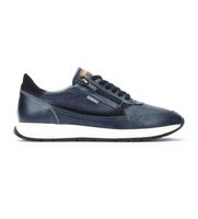 pikolinos para hombre m2b-6263c1 zapatillas de piel getafe azul 41 plano cordones cremallera casual