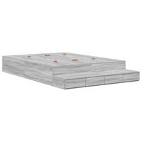 cama con almacenamiento gris sonoma 2265 x 135 x 315 cm