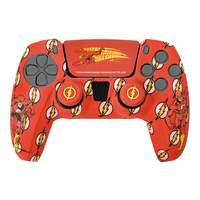 ps5 dc custom kit flash fr-tec silicona  grips  sticker p s5