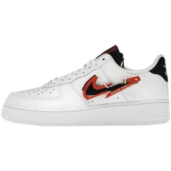 Nike Zapatillas Air Force 1 Low Carabiner Swoosh Red para mujer