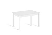 mesa de cocina extensible 100145x60 cm blanco pata blanco