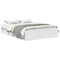 cama matrimonial  cama para adultos  estructura de cama blanca 160x200 cm