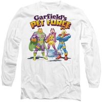 garfield camiseta manga larga heroes await para mujer