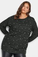yours luxury jersey gris con perlas mujer curvy y tallas grandes yours luxury capsule collection