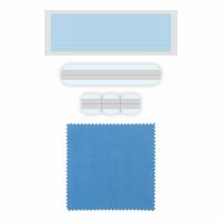 etiquetas autoadhesivas dicota d30194 transparentes rectangulares 120 x 190 mm