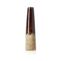 florero hormigon bazar bizar conico ambar marron