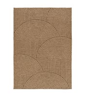 acra 5042- natural - alfombra para exterior e interior - efecto sisal