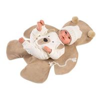muneco recien nacido lloron osito marron 36 cm incluye el chupete