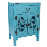 consola de madera 1 cajon y 2 puertas