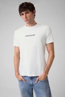 camiseta con logotipo bordado corte slim