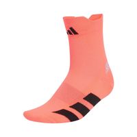 adidas adizero quarter calcetines para correr unisex - coral negro