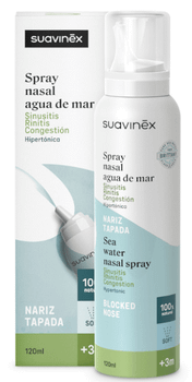 Suavinex Spray Nasal Hipertónico Sinusitis, Rinitis, Congestión +3m 120 ml