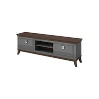 mueble para tv xl 196 cm coleccion palace color gris y roble