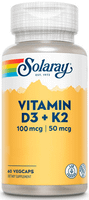 solaray vitamina d3 y k2 mk7 60 capsulas vegetales