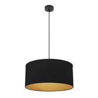 colgante anuska 1xe27 negronegro-oro regx50x50 cm
