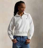 polo ralph lauren para mujer 211b18686001 jersey de felpa ligera con cremallera blanco l casual algodon