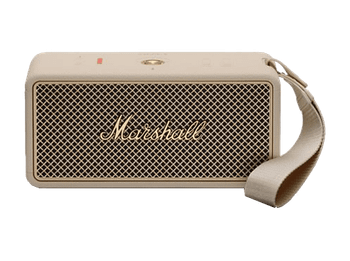 Altavoz inalámbrico - Marshall Middleton II, Bluetooth, 30 h Autonomía, Micrófono integrado, IP67, Crema