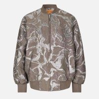 stine goya volominous brocade bomber jacket - m