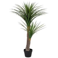 planta verde decorativa artificial con 88 hojas verde 80x80x120