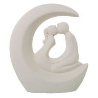 figura pareja beige arena