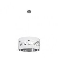 fabrilamp colgante niebla 1xe27 cromo blanco plata 40d