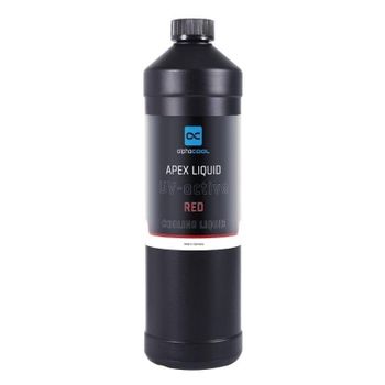 Refrigeración Líquida Alphacool Apex Líquido Refrigerante UV-Activo 1L Rojo