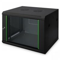 digitus dynamic basic armario rack de pared 19 12u 638x600x450mm negro