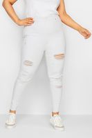 yours jegging blancos con rotos jenny mujer curvy y tallas grandes yours