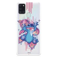 funda oficial de disney stitch graffiti para samsung galaxy a21s