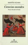 ciencias morales (premio herralde de novela 2007)
