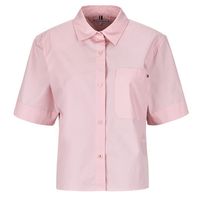 tommy hilfiger camisa ess poplin ss shirts para mujer