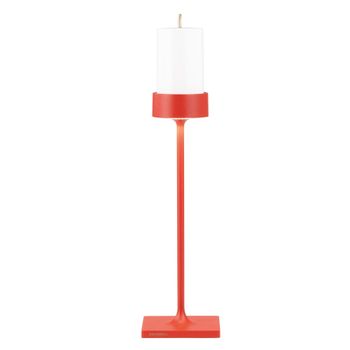 Lámpara mesa led recargable roja, 2,2w