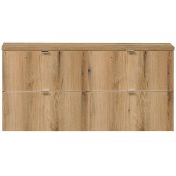 Mueble De Baño Bajo Lavabo Newport Con 4 Cajones 120x60x40 Cm - Efecto Roble
