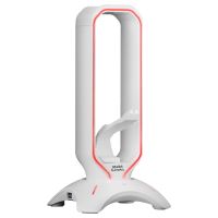 mars gaming mhhpro soporte auriculares  bungee para raton  hub 2x usb 30 blanco