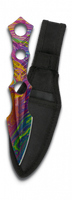 cuchillo lanzador albainox tamano total de 183 cm hoja de acero inox en funda de nylon